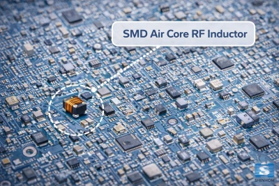 SMD Air Core RF Inductor on RF power amplifier PCB